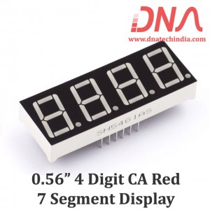 0.56" Four Digit RED CA 7 Segment Display 0.56" Four Digit RED CA 7 Segment Display