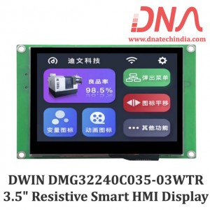 DWIN DMG32240C035 3.5" Smart Resistive Touchscreen Display DWIN DMG32240C035 3.5" Smart Resistive Touchscreen Display