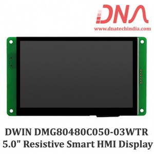 DWIN DMG80480C050 5.0" Smart Resistive Touchscreen Display DWIN DMG80480C050 5.0" Smart Resistive Touchscreen Display