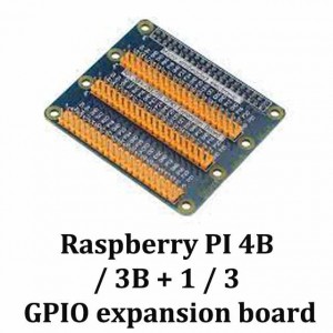 Raspberry PI 4B/3B + 1/3 GPIO Expansion Board DIY Experiment Screw Feeding Raspberry PI 4B/3B + 1/3 GPIO Expansion Board DIY Experiment Screw Feeding