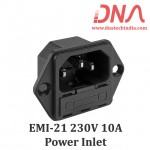 EMI-21 Power Inlet With Fuse Holder (Elcom)