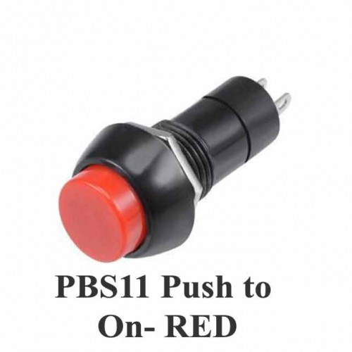 PBS11 Push to On- RED