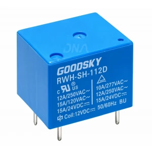 GoodSky RWH-SH-124D 24 VDC Coil Electromechanical Relay GoodSky RWH-SH-124D 24 VDC Coil Electromechanical Relay