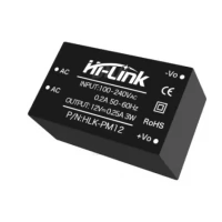 Hi-Link HLK-PM12 3W 12V Isolated AC-DC Power Module Hi-Link HLK-PM12 3W 12V Isolated AC-DC Power Module