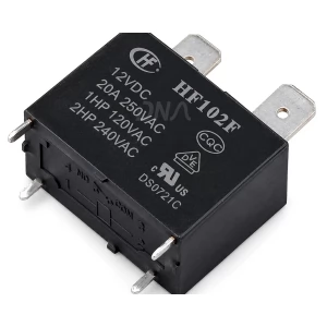 Hongfa HF102F/12VDC Miniature High-Power Electromagnetic Relay
