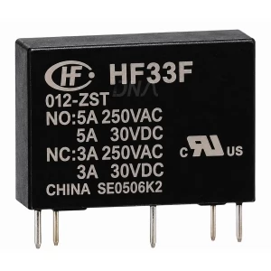 Hongfa HF33F/012-ZST 12 VDC SPDT Subminiature Relay