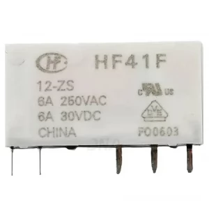 Hongfa HF41F/12-ZS 12 VDC Subminiature Power Relay, 1 Form C