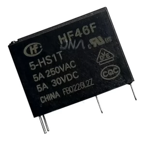 Hongfa HF46F/5-HS1T 5V Form A Electromagnetic PCB Relay Hongfa HF46F/5-HS1T 5V Form A Electromagnetic PCB Relay
