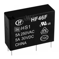Hongfa HF46F-G/24-HS1T Single-Pole Normally Open Relay Hongfa HF46F-G/24-HS1T Single-Pole Normally Open Relay