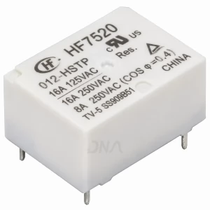 Hongfa HF7520/024-HSTP Subminiature Power Relay with 24 VDC Coil Hongfa HF7520/024-HSTP Subminiature Power Relay with 24 VDC Coil