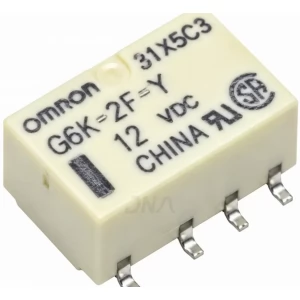 Omron G6K-2F-Y-TR-12V 12 VDC DPDT PCB Signal Relay Omron G6K-2F-Y-TR-12V 12 VDC DPDT PCB Signal Relay