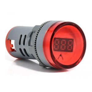 22mm Red Panel Voltmeter 22mm Red Panel Voltmeter
