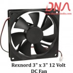 Rexnord 3" x 3" 12 Volt DC Fan