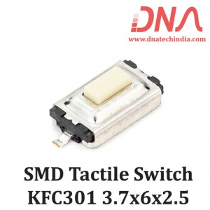 SMD Tactile Switch 3.7x6x2.5 (KFC301 white) SMD Tactile Switch 3.7x6x2.5 (KFC301 white)