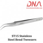  ST15 Stainless Steel Bend Tweezers