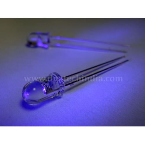 Purchase online 5mm UV White LED in India at low price from DNA Technology,  Nashik.