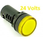 YELLOW Panel Indicator 24V