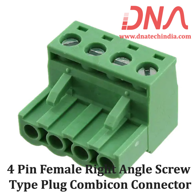 4 Point Plug Reliable 4 Pin Right Angle Screwable Plug by Xinya - DNA Solutions