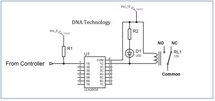 Relay_Driver_Circuit_using_ULN2003