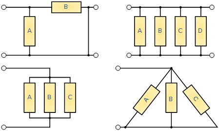 Various_Parallel_Resistor_Circuits