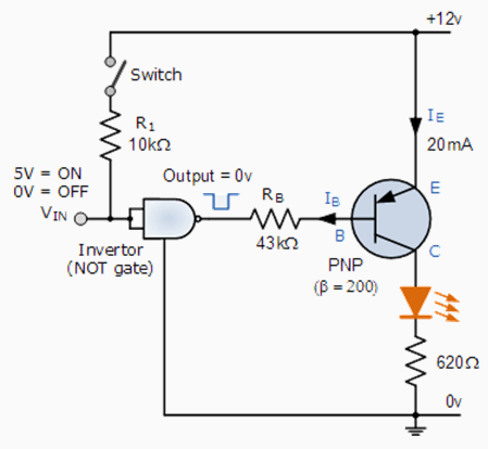 PNP_Transistor_Switching_Circuit